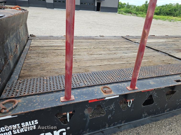 image for item LM9055 2007 Trail King TK70HT-482  drop deck equipment trailer