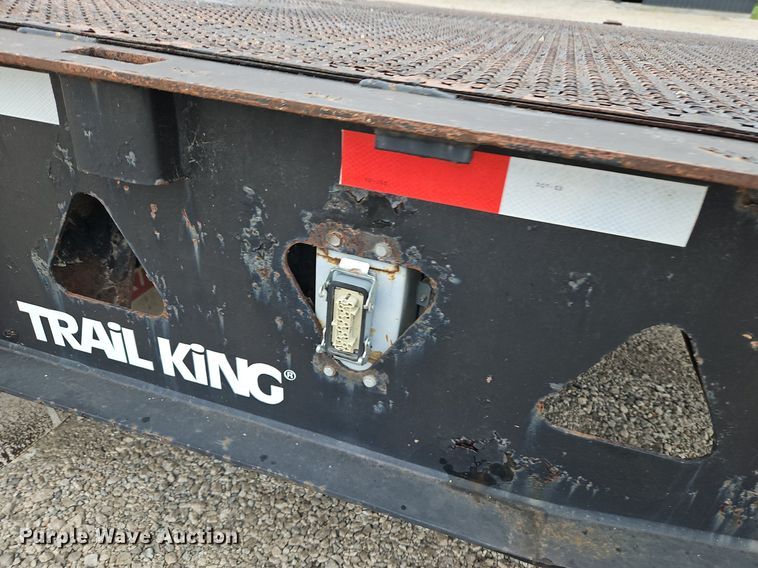 image for item LM9055 2007 Trail King TK70HT-482  drop deck equipment trailer