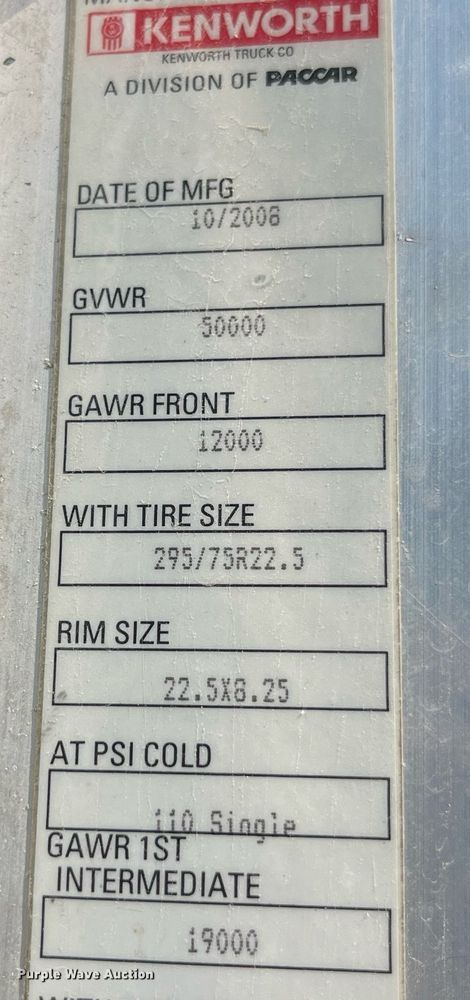 image for item MG9380 2009 Kenworth T800  semi truck