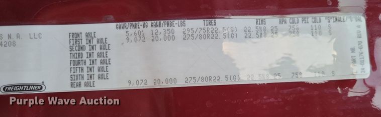 image for item MO9672 2015 Freightliner Cascadia 113  semi truck