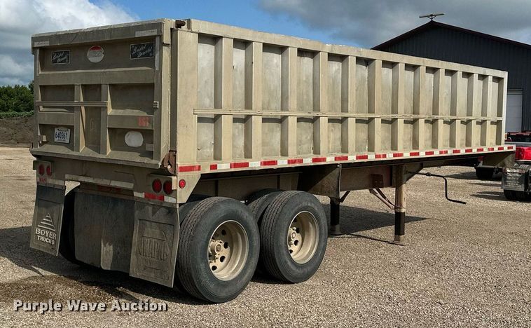 image for item MQ9298 1986 Dorsey  end dump trailer