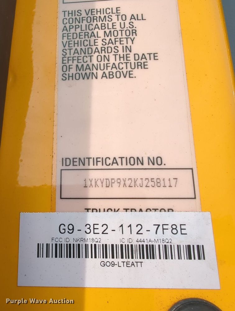 image for item MY9823 2019 Kenworth T680  semi truck