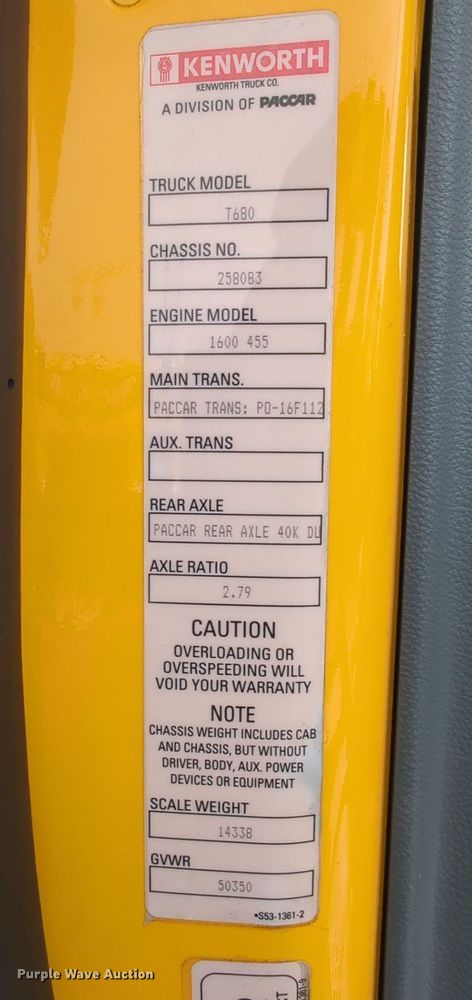 image for item MY9824 2019 Kenworth T680  semi truck