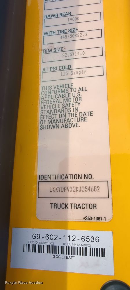 image for item MY9825 2019 Kenworth T680  semi truck