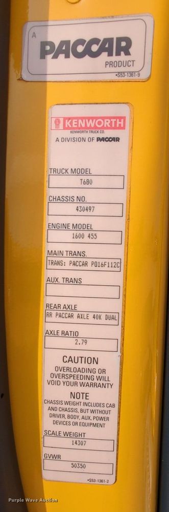 image for item MY9826 2020 Kenworth T680  semi truck