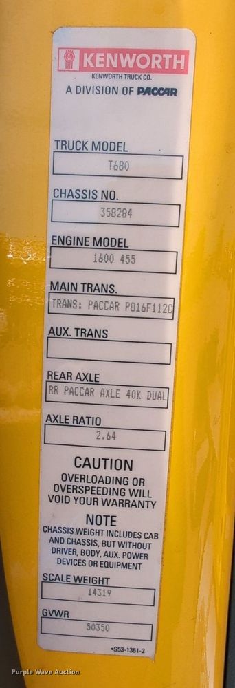 image for item MY9828 2020 Kenworth T680  semi truck