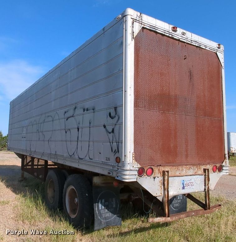image for item MY9874 1951 Trail Mobile  dry van trailer