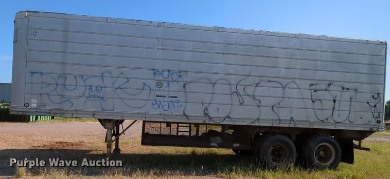 image for item MY9874 1951 Trail Mobile  dry van trailer