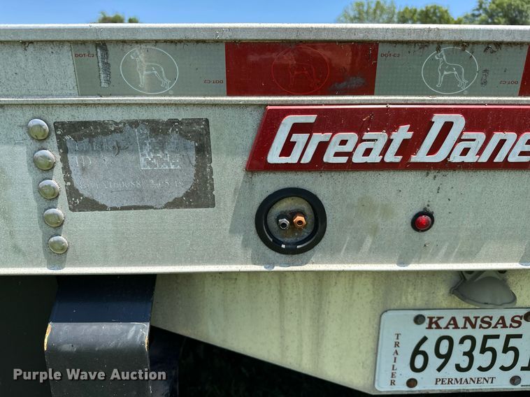 image for item OC9111 2016 Great Dane  flatbed trailer