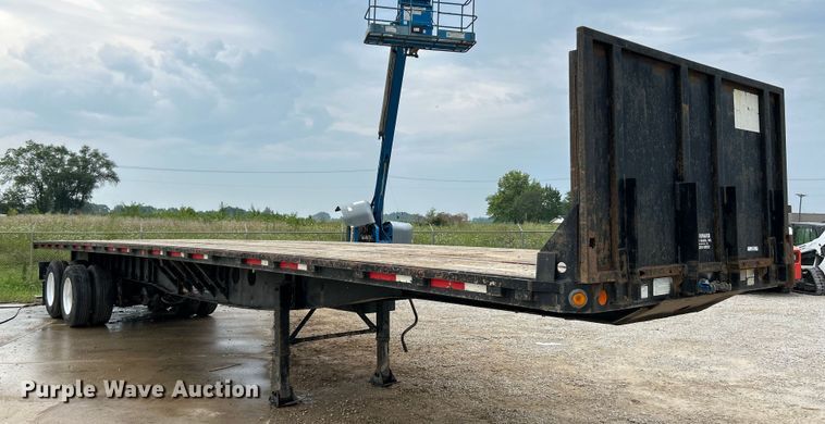 image for item OK9723 2007 Lufkin FL-II  flatbed trailer