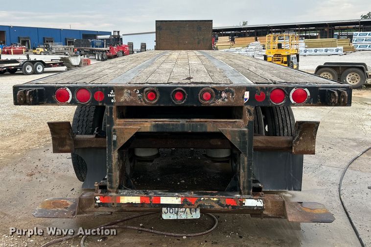 image for item OK9723 2007 Lufkin FL-II  flatbed trailer