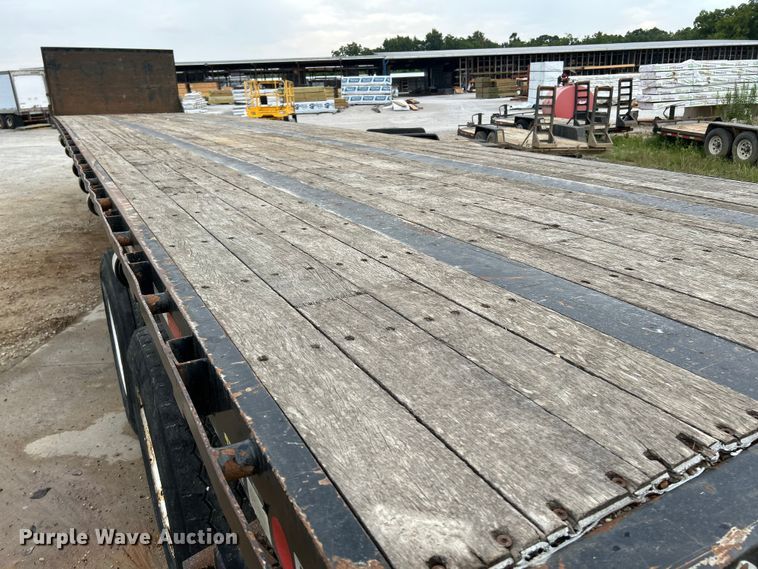 image for item OK9723 2007 Lufkin FL-II  flatbed trailer