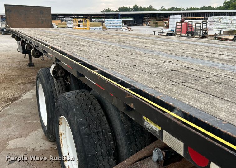 image for item OK9723 2007 Lufkin FL-II  flatbed trailer