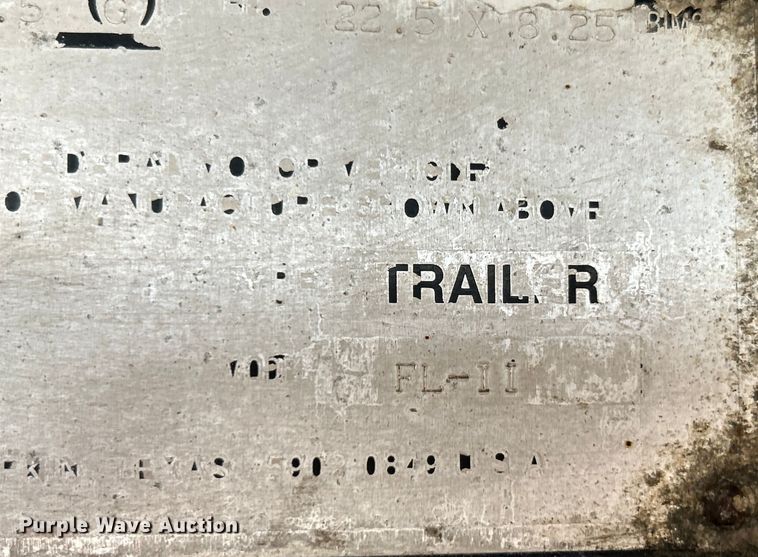 image for item OK9723 2007 Lufkin FL-II  flatbed trailer