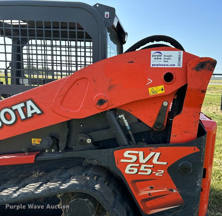 image for item DM0317 2020 Kubota  SVL65-2 tracked skid steer loader