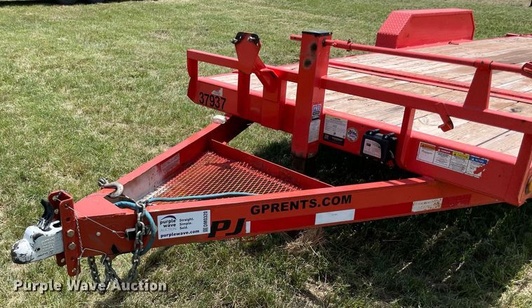 image for item DM0320 2020 PJ T6202 tilt deck utility trailer