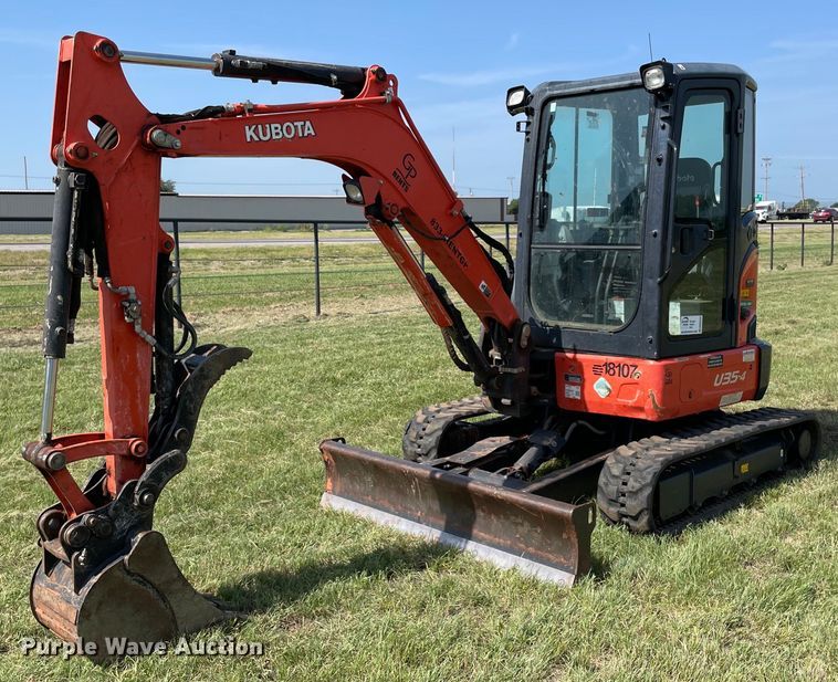 image for item DM0322 2020 Kubota  U35-4 mini excavator