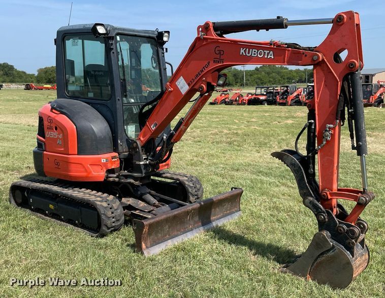 image for item DM0322 2020 Kubota  U35-4 mini excavator