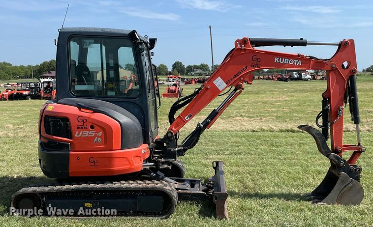 image for item DM0322 2020 Kubota  U35-4 mini excavator