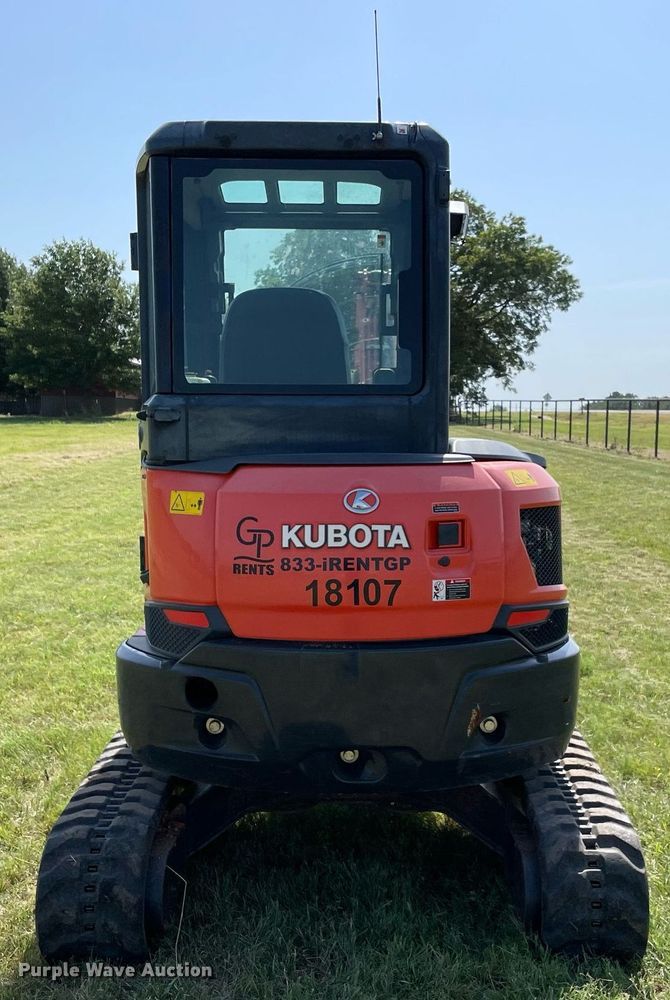 image for item DM0322 2020 Kubota  U35-4 mini excavator