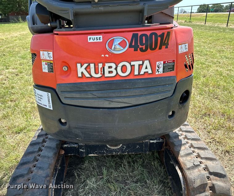 image for item DM0323 2019 Kubota  U17 mini excavator