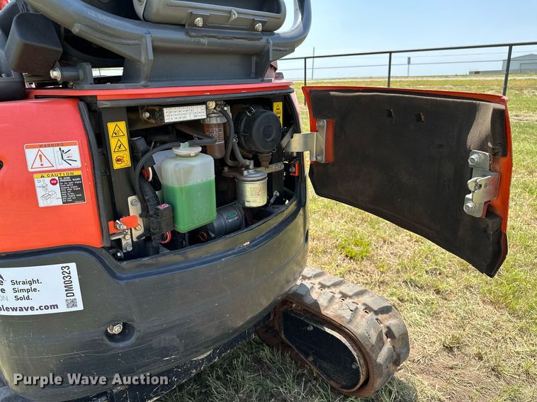 image for item DM0323 2019 Kubota  U17 mini excavator