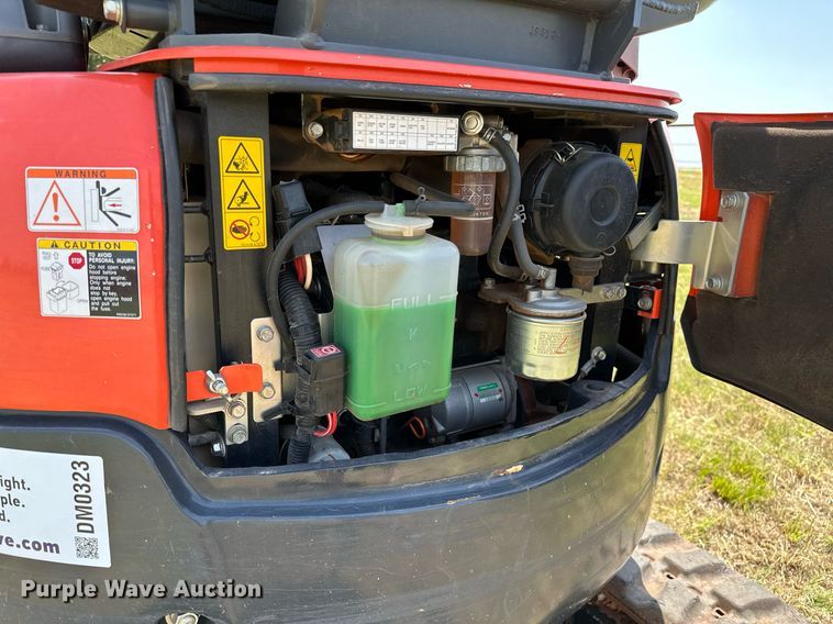 image for item DM0323 2019 Kubota  U17 mini excavator