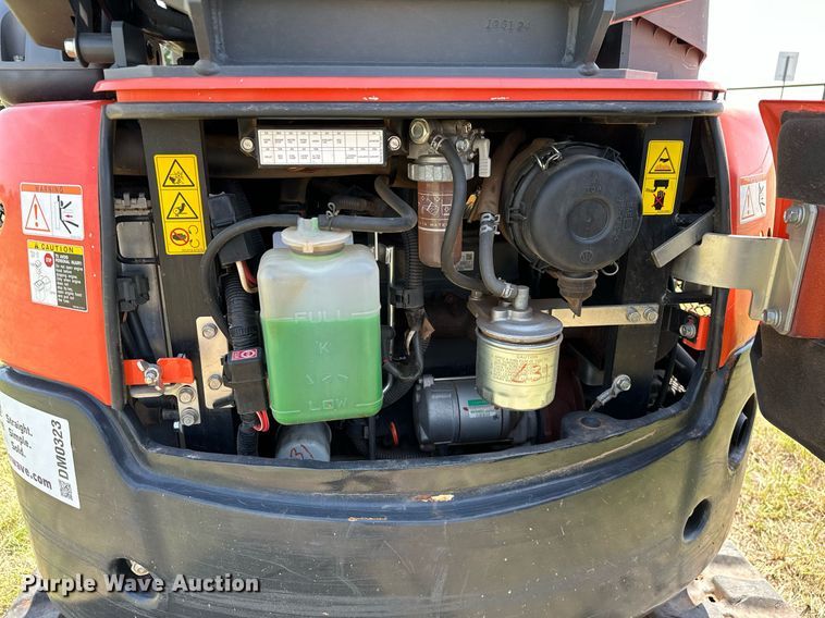 image for item DM0323 2019 Kubota  U17 mini excavator