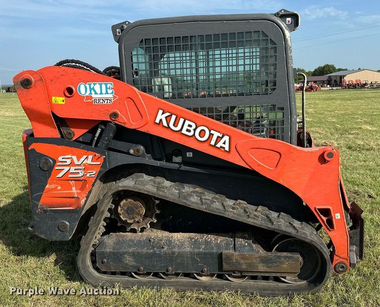 image for item DM0324 2019 Kubota  SVL75-2 tracked skid steer loader