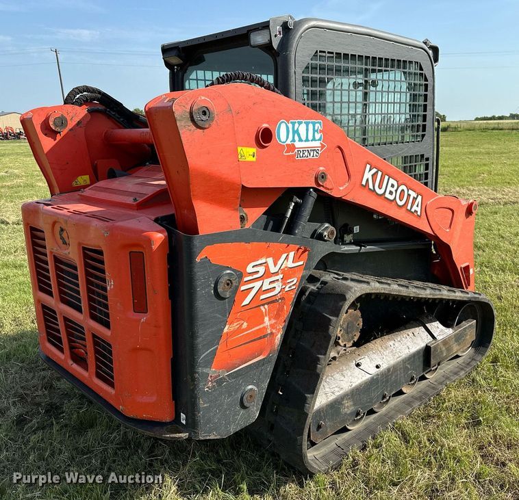 image for item DM0324 2019 Kubota  SVL75-2 tracked skid steer loader