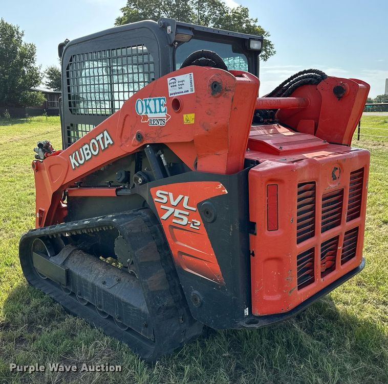 image for item DM0324 2019 Kubota  SVL75-2 tracked skid steer loader