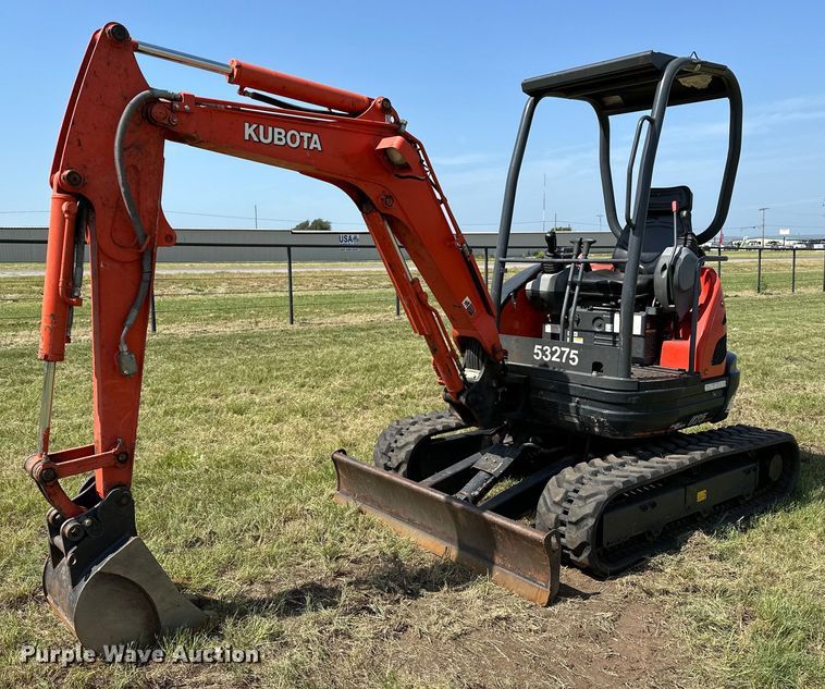image for item DM0325 2020 Kubota  U25  mini excavator