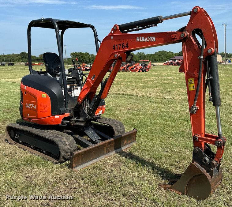 image for item DM0326 2019 Kubota  U27-4 mini excavator