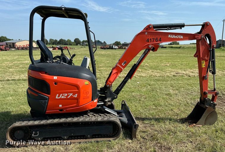 image for item DM0326 2019 Kubota  U27-4 mini excavator