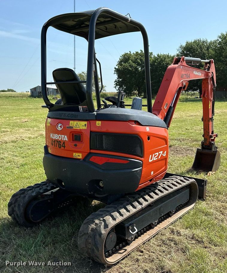 image for item DM0326 2019 Kubota  U27-4 mini excavator