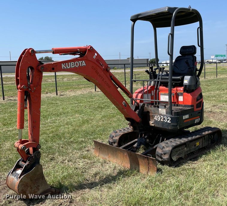 image for item DM0327 2019 Kubota  U17 mini excavator