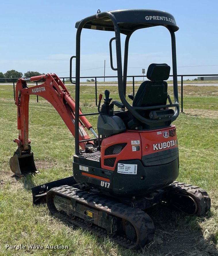 image for item DM0327 2019 Kubota  U17 mini excavator