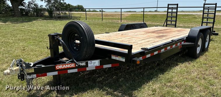 image for item DM0335 2021 Orange Line EQ14-17+3 utility trailer