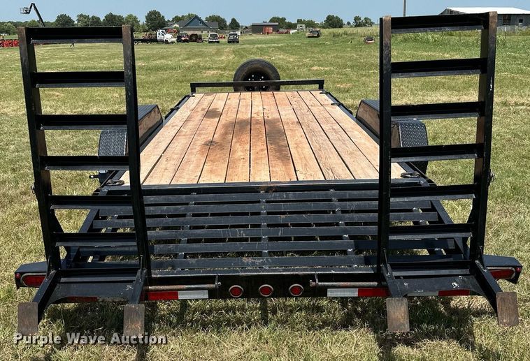 image for item DM0335 2021 Orange Line EQ14-17+3 utility trailer
