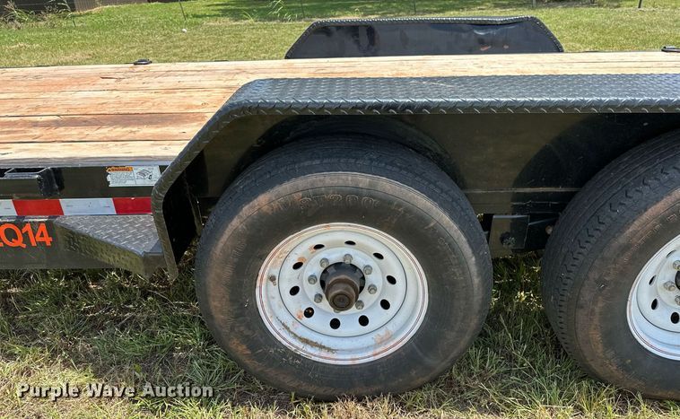 image for item DM0335 2021 Orange Line EQ14-17+3 utility trailer