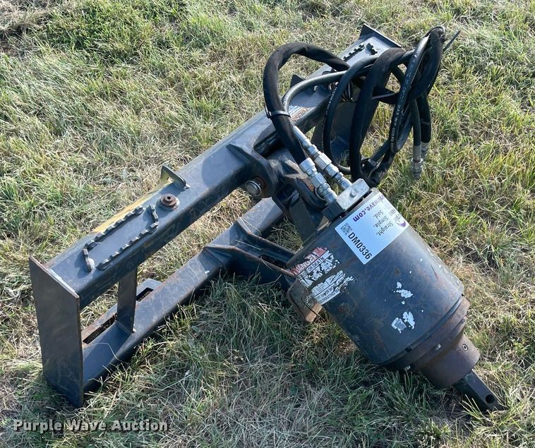 image for item DM0336 2015 Paladin  X1975 skid steer auger 
