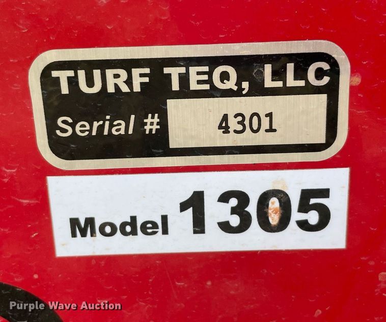 image for item DM0344 2022 Turf Teq 1305 power rake