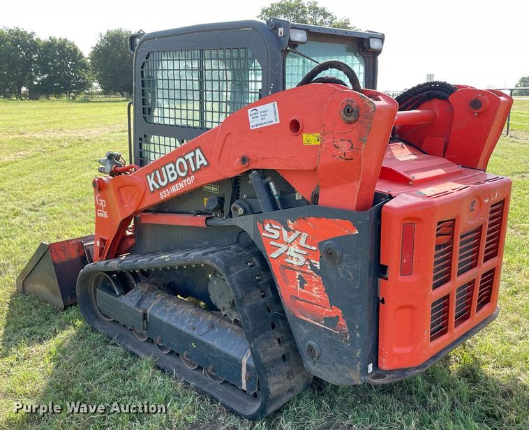 image for item DM0345 2020 Kubota SVL75-2 tracked skid steer loader
