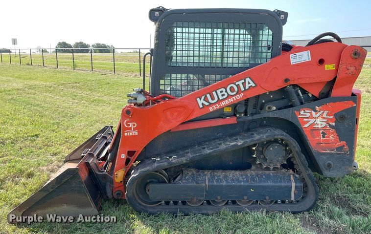 image for item DM0345 2020 Kubota SVL75-2 tracked skid steer loader