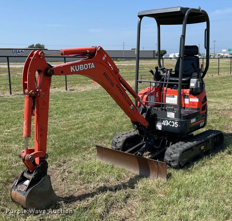 image for item DM0347 2019 Kubota  U17 mini excavator