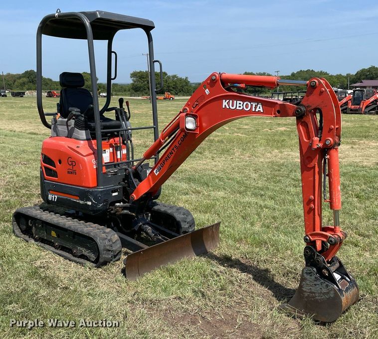 image for item DM0347 2019 Kubota  U17 mini excavator