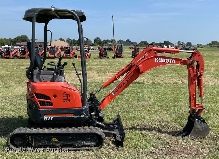 image for item DM0347 2019 Kubota  U17 mini excavator