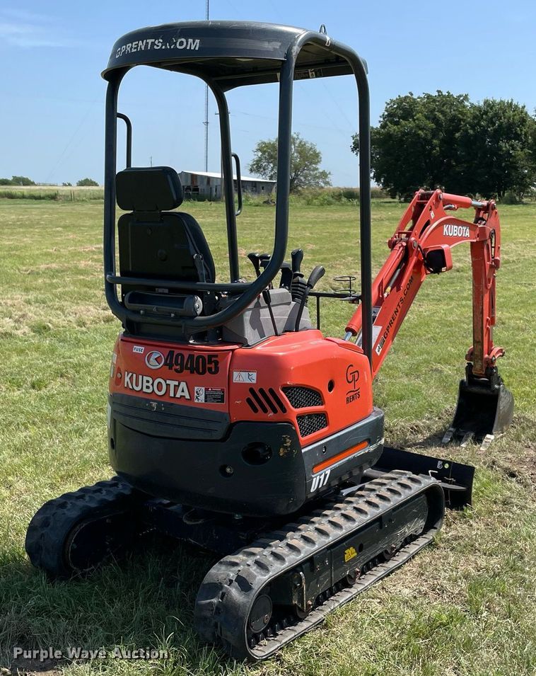 image for item DM0347 2019 Kubota  U17 mini excavator