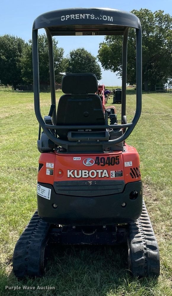 image for item DM0347 2019 Kubota  U17 mini excavator