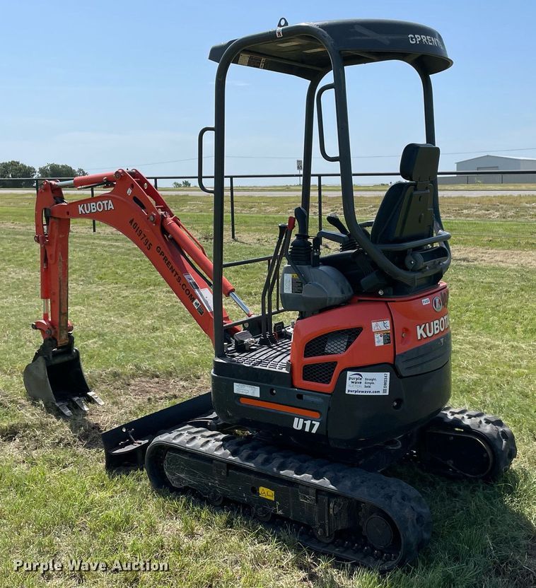 image for item DM0347 2019 Kubota  U17 mini excavator
